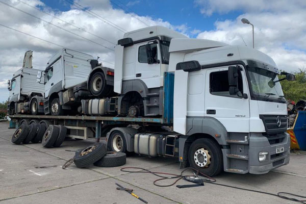 Trucks in Transport